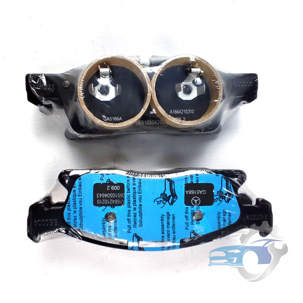 Колодки тормозные передние к-кт A0004209600 Mercedes-Benz