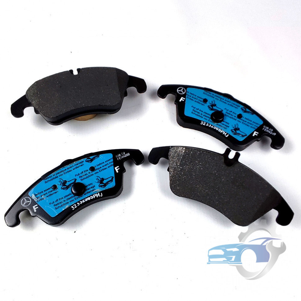 Колодки передние тормозные A0074207520 Mercedes-Benz