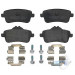 Колодки тормозные задние дисковые к-кт A0074207720 Mercedes-Benz